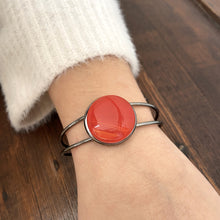 Charger l'image dans la galerie, Bracelet Manchette - Motif Opale