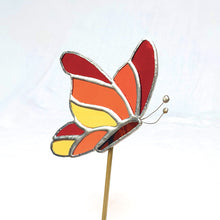 Charger l'image dans la galerie, Pique-Fleur Papillon Orange en vitrail